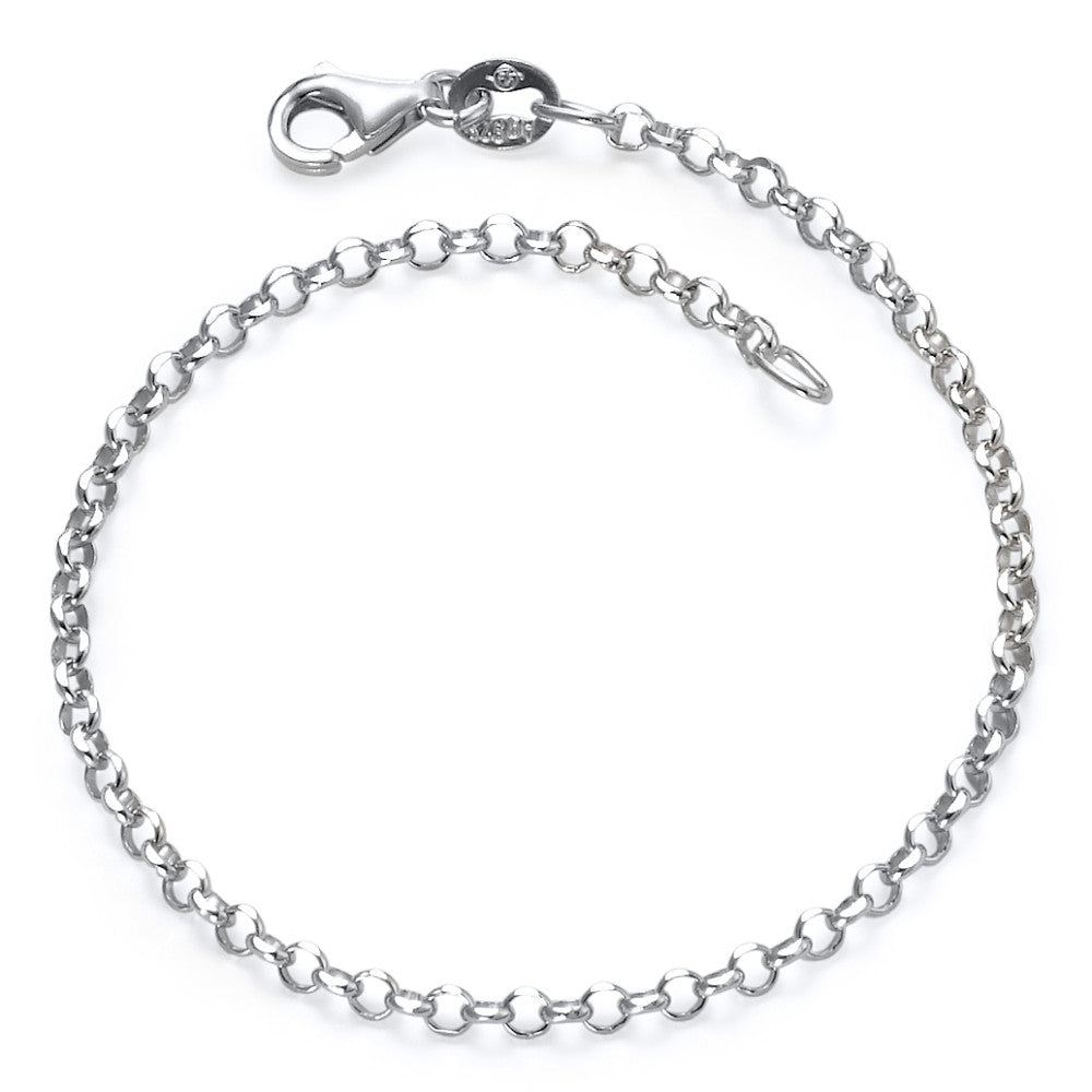 Bracciale Argento rodiato 18 cm