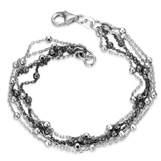 Bracciale Argento rodiato 18 cm