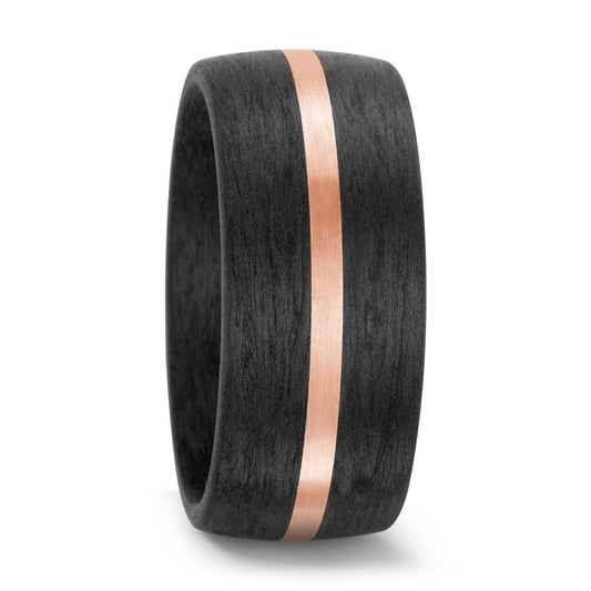 Partnerring 585/14 K Rosegold, Carbon