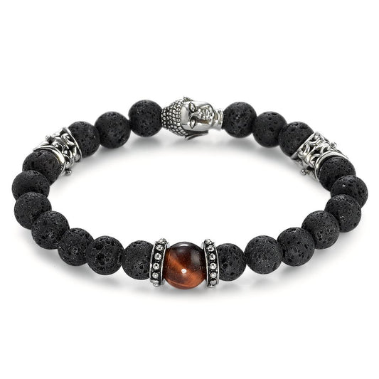 Armband Edelstahl Lava