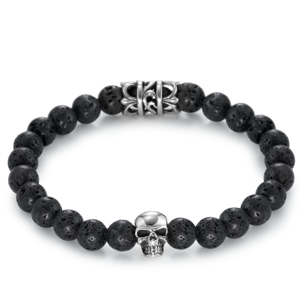 Bracelet Acier inoxydable Lava Tête de Mort 21 cm