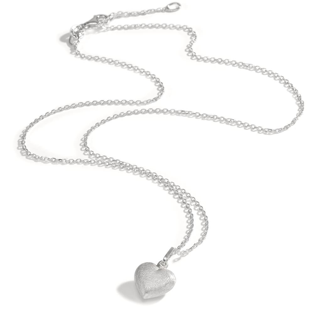 Chaînette avec pendentif Argent Coeur 40-42 cm Ø10 mm