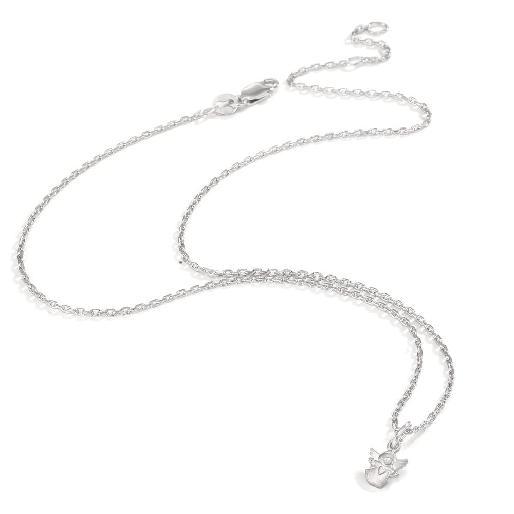 Chaînette avec pendentif Argent Rhodié Ange gardien 36-38 cm