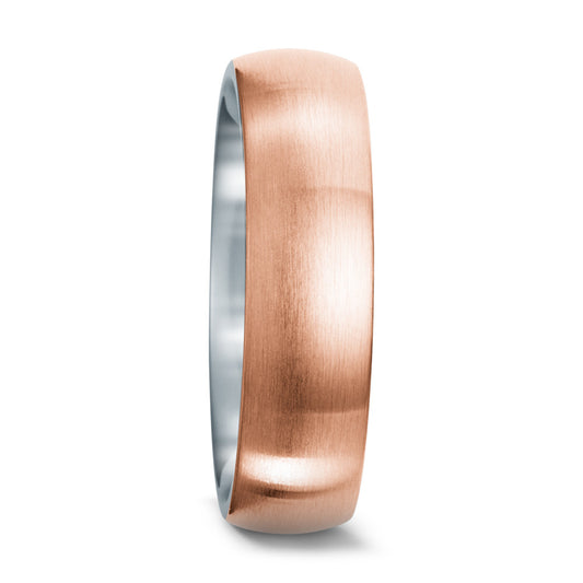 Bague Acier inoxydable rosé PVD