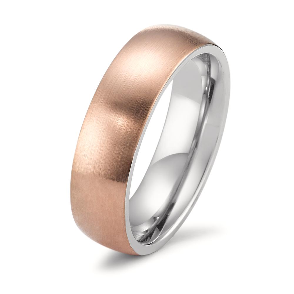 Bague Acier inoxydable rosé PVD