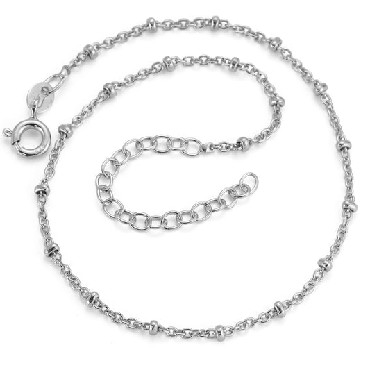 Chaînette de cheville Argent Rhodié 22-25 cm