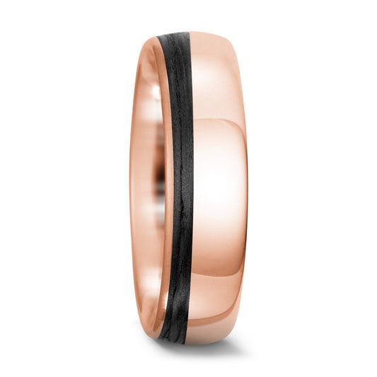 Partnerring 585/14 K Rosegold, Carbon