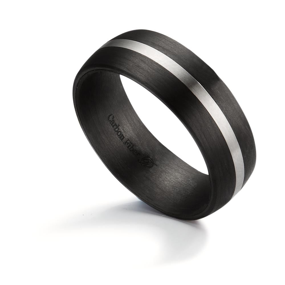 Bague Carbone, Acier inoxydable