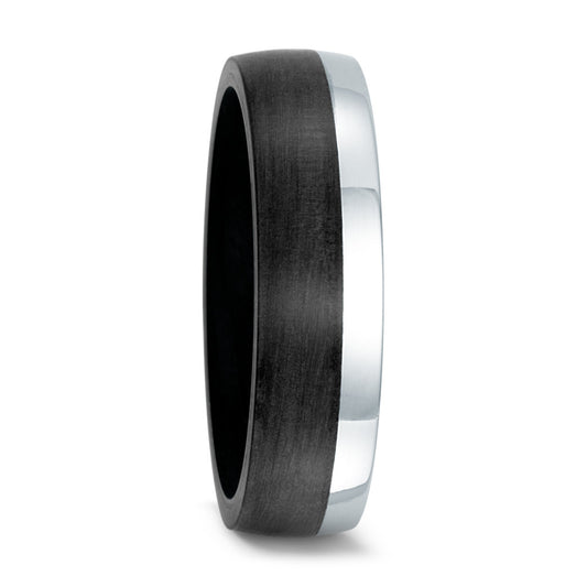 Bague Carbone, Acier inoxydable