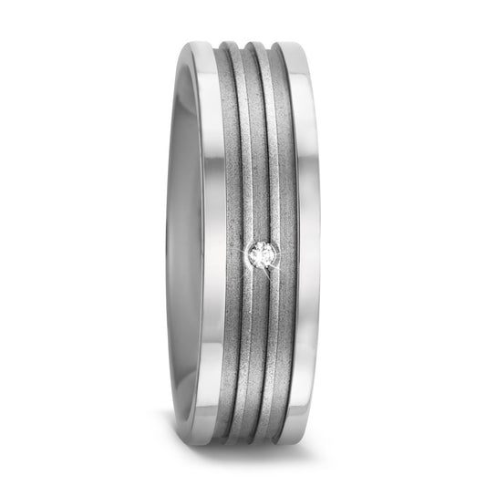 Partnerring Titan Diamant 0.01 ct, w-si