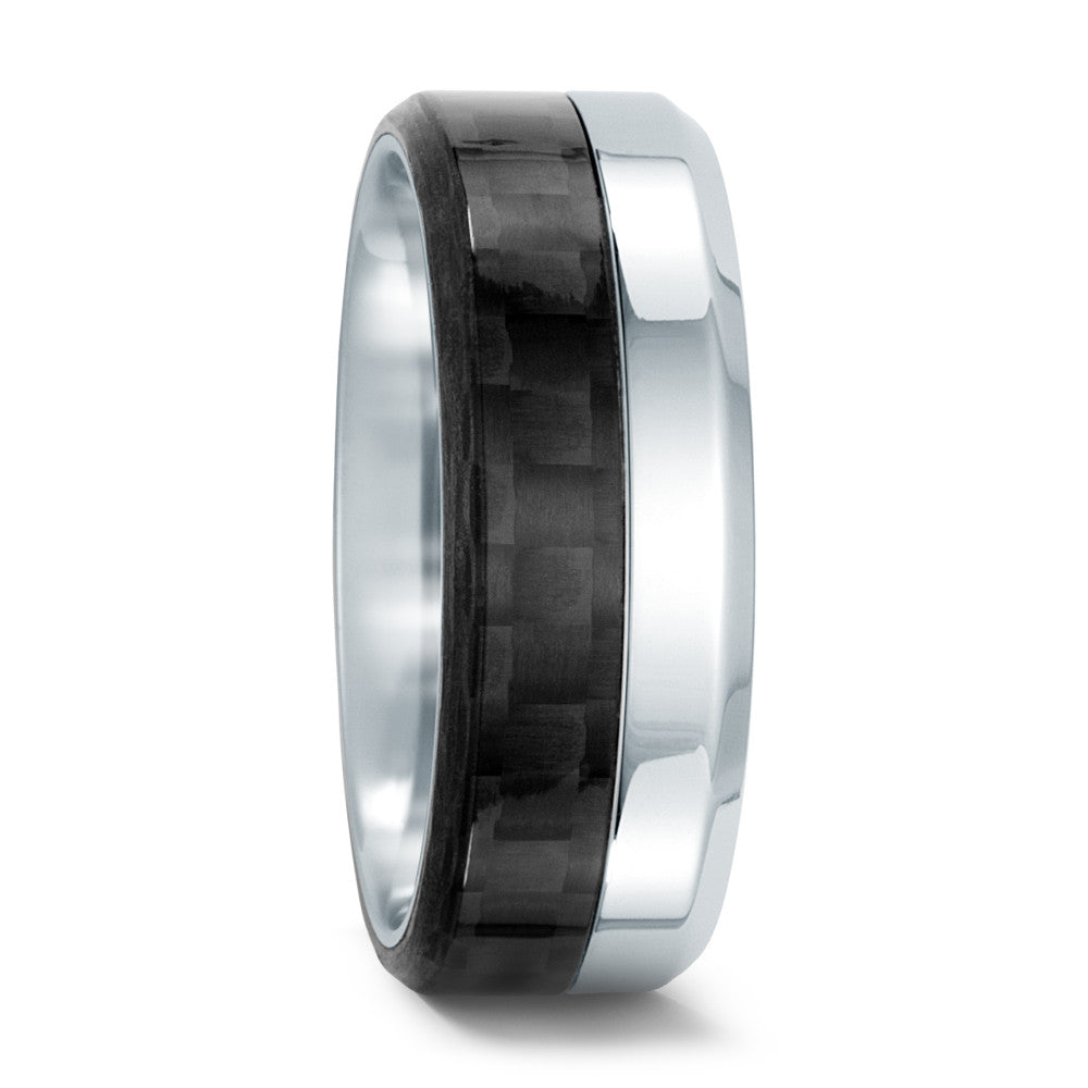 Bague Acier inoxydable, Carbone