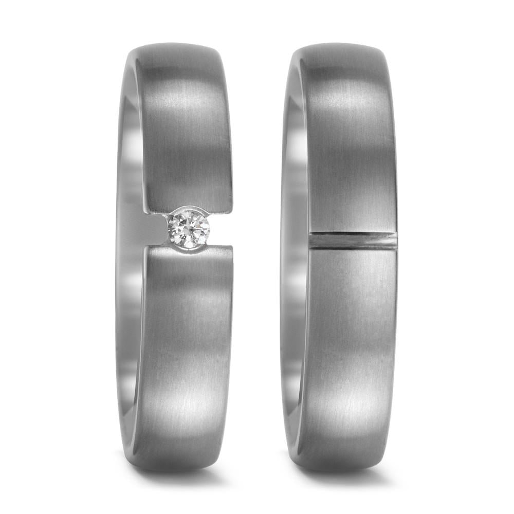 Partnerring Titan Diamant 0.05 ct, w-si