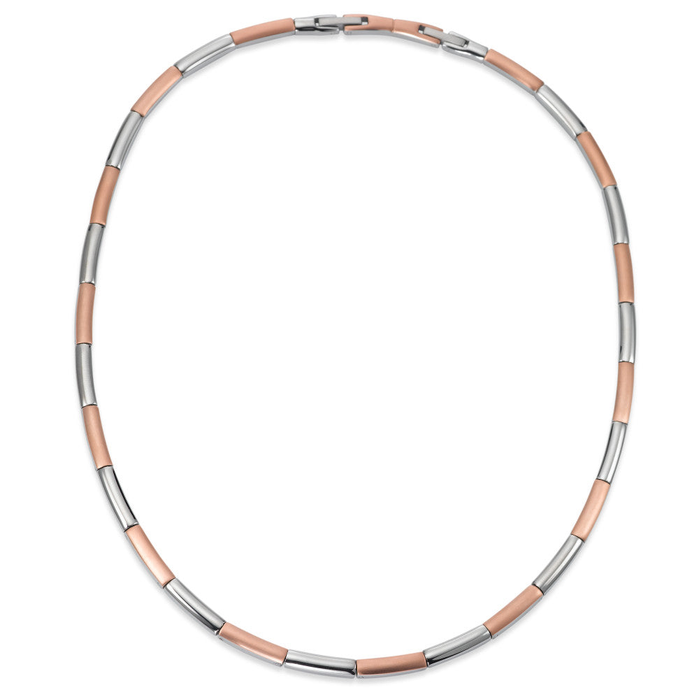 Collier Acier inoxydable rosé PVD 42-45 cm