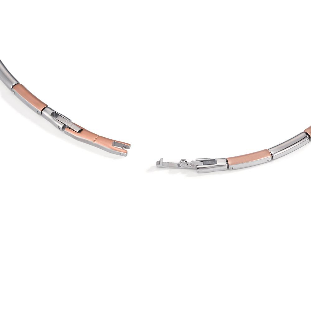 Collier Acier inoxydable rosé PVD 42-45 cm