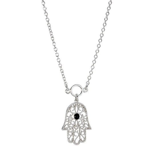 Collana Argento rodiato Fatima 42 cm