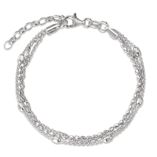 Bracelet Argent Rhodié 16-19 cm