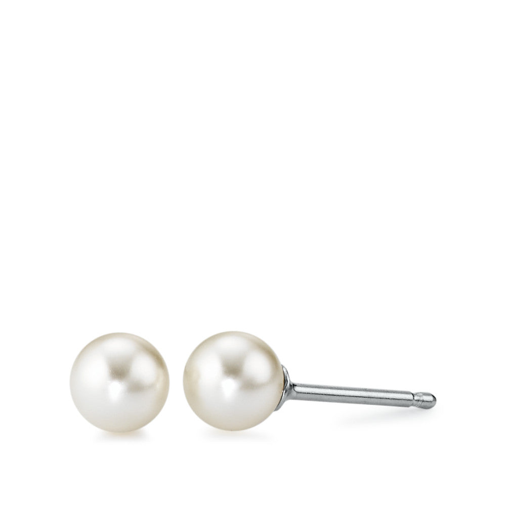 Ohrstecker Silber rhodiniert shining Pearls