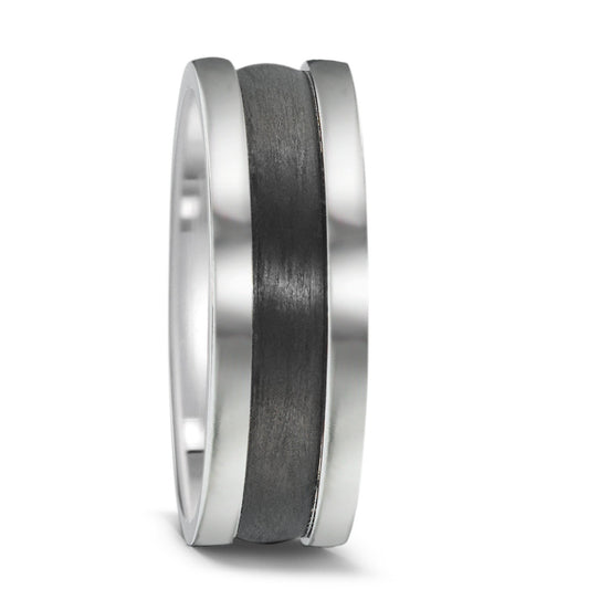 Partnerring Edelstahl, Carbon