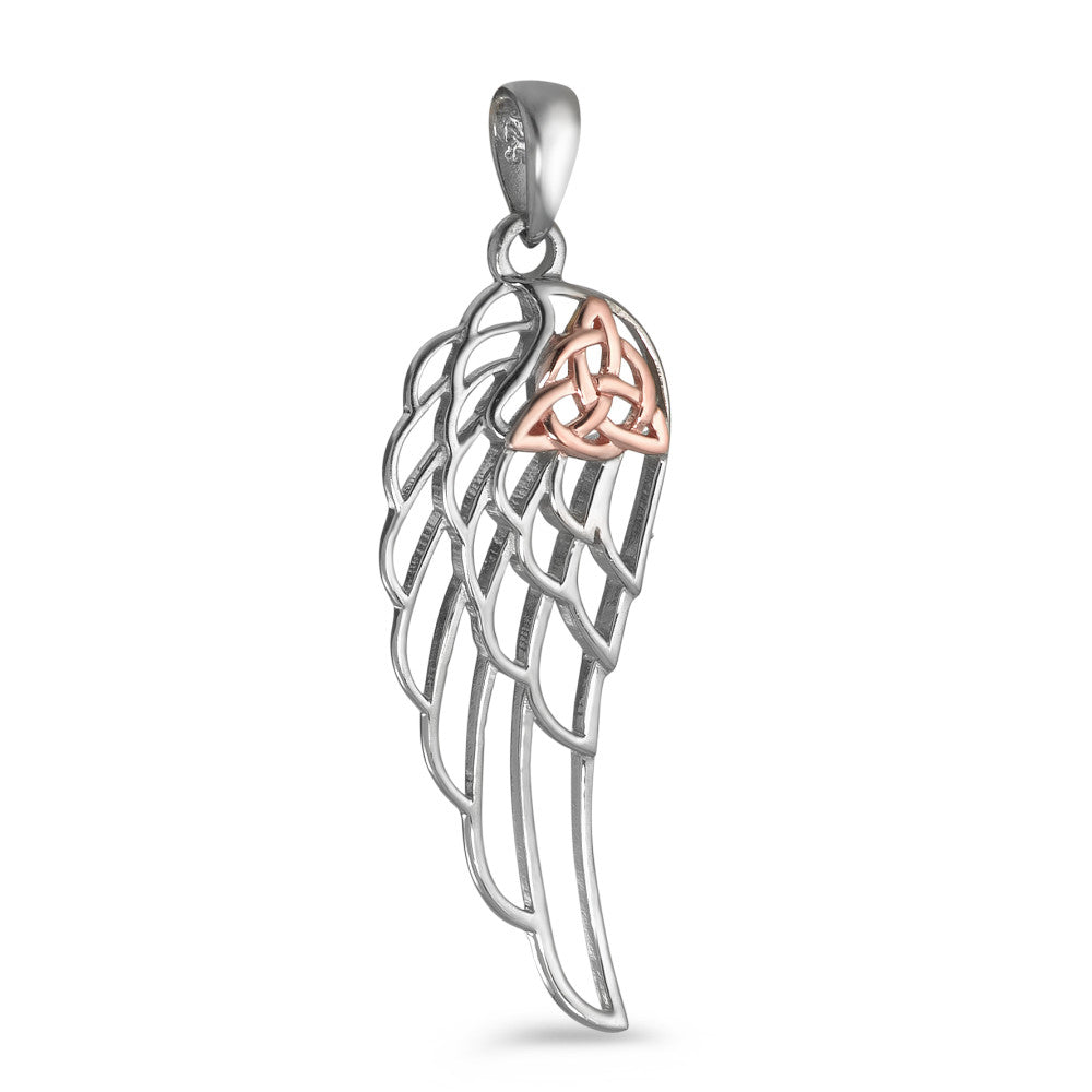 Pendentif Argent rosé Plaqué or Aile