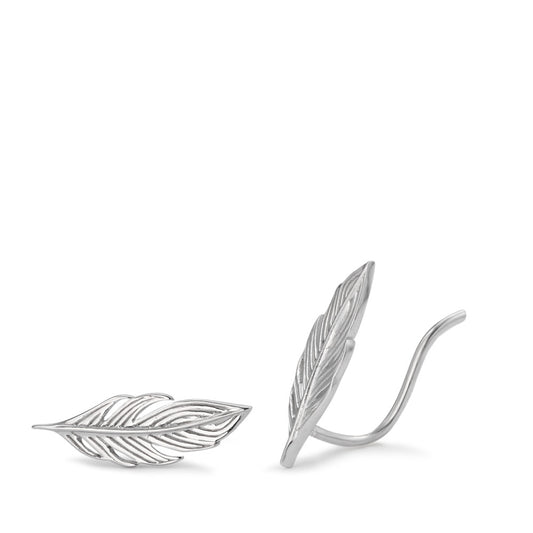 Boucle d'oreille glissante Argent Rhodié