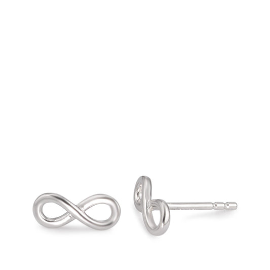 Clous d'oreilles Argent Rhodié Infini