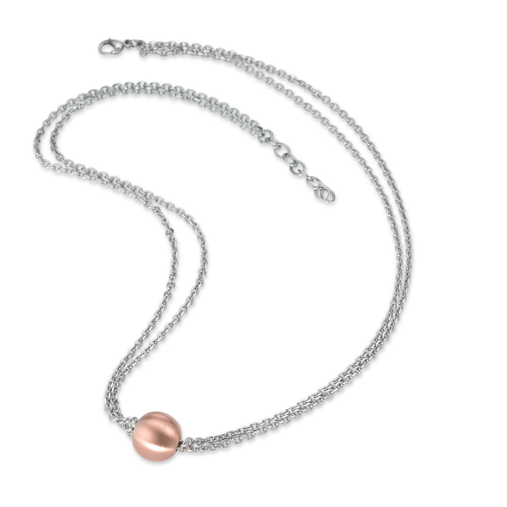 Collier Acier inoxydable rosé PVD 42-45 cm