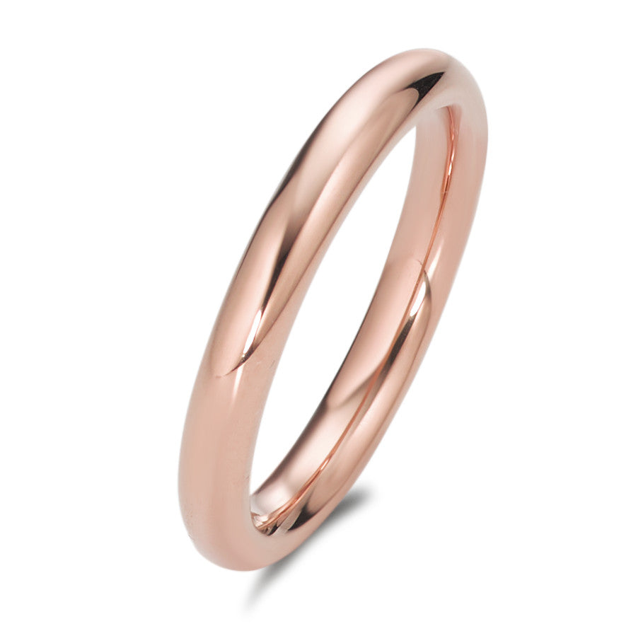 Bague à superposer Acier inoxydable rosé PVD