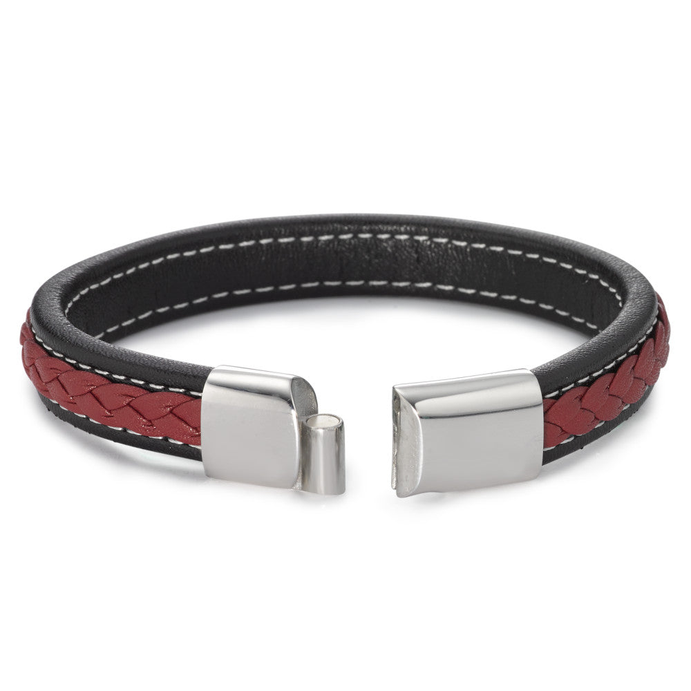 Bracelet Acier inoxydable, Cuir 20 cm