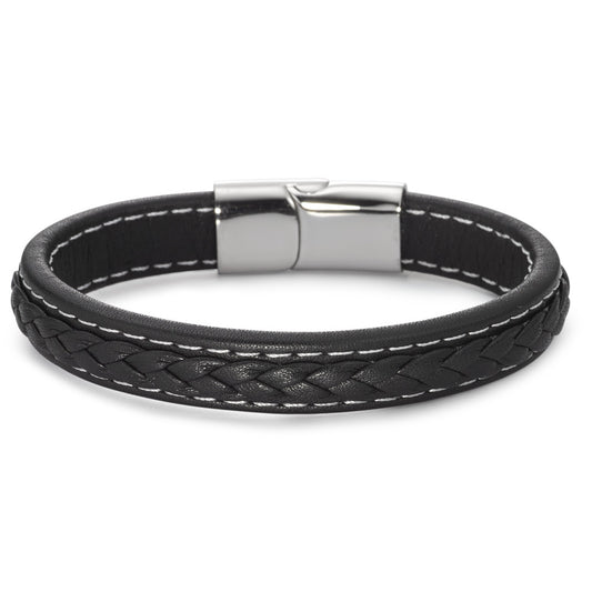 Bracelet Acier inoxydable, Cuir 20 cm