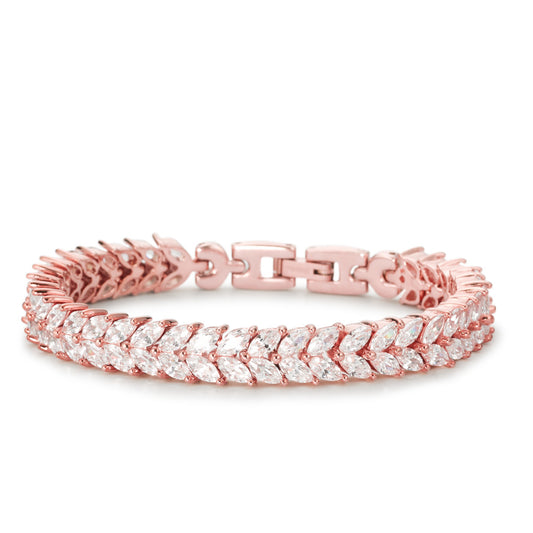 Armband Bronze Zirkonia rosé IP beschichtet