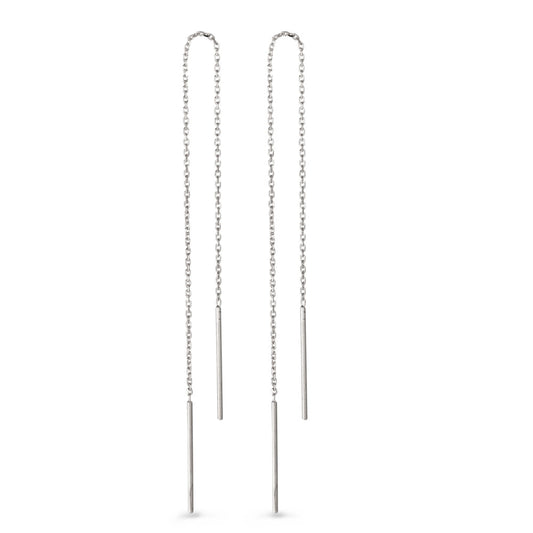 Boucles d'oreilles pendantes Argent Rhodié 15 cm