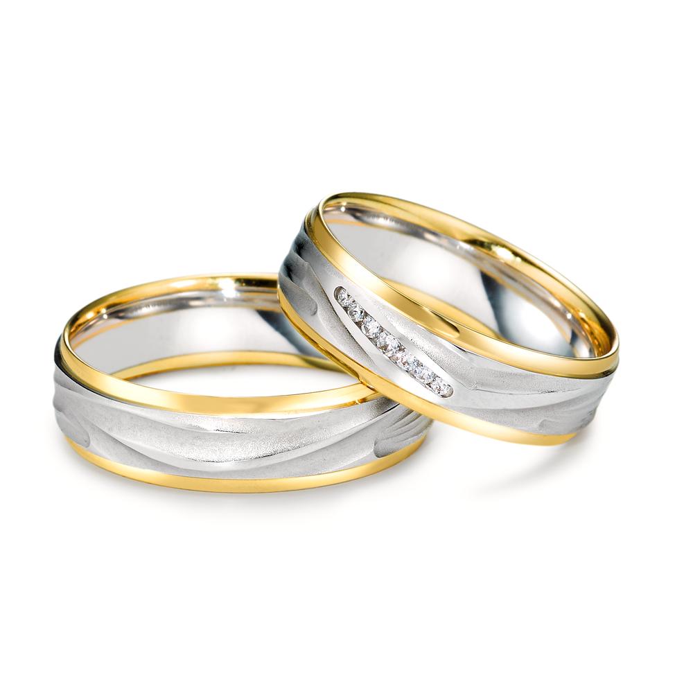 Alliance Or blanc 18K, Or jaune 18K