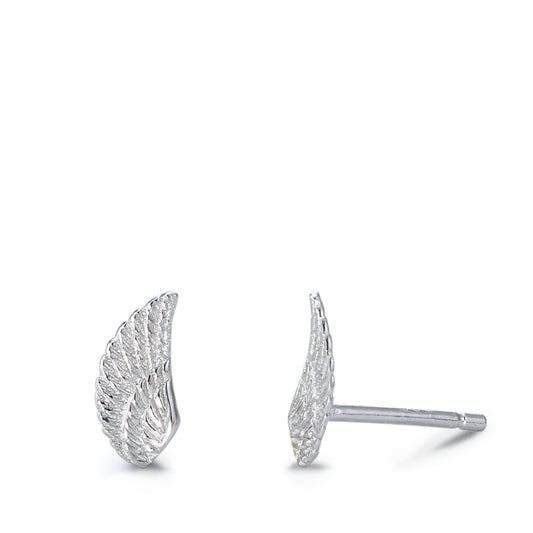 Clous d'oreilles Argent Rhodié Aile