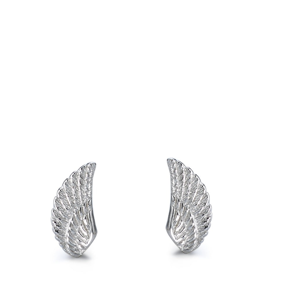 Clous d'oreilles Argent Rhodié Aile