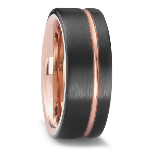 Bague Tungstène rosé PVD