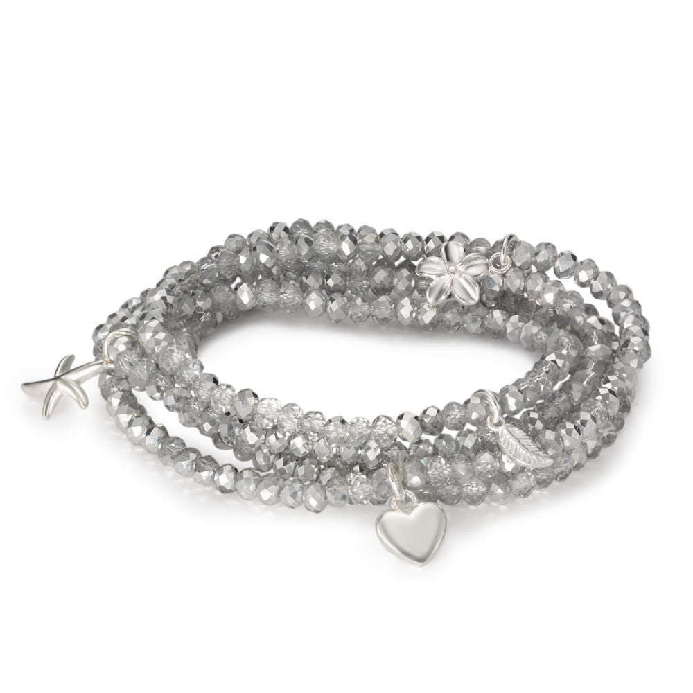 Bracelet Argent Cristal 20 cm Ø4 mm