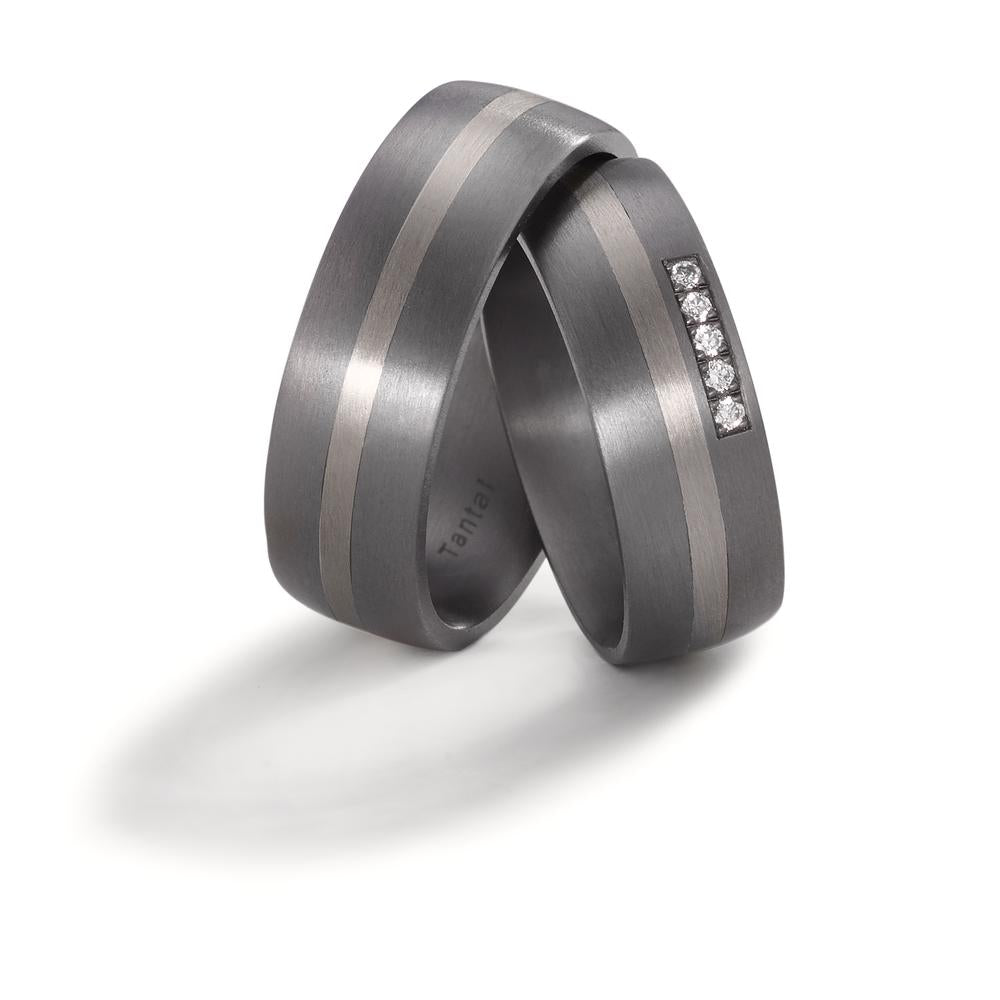 Partnerring 999 Tantal, 500 Palladium