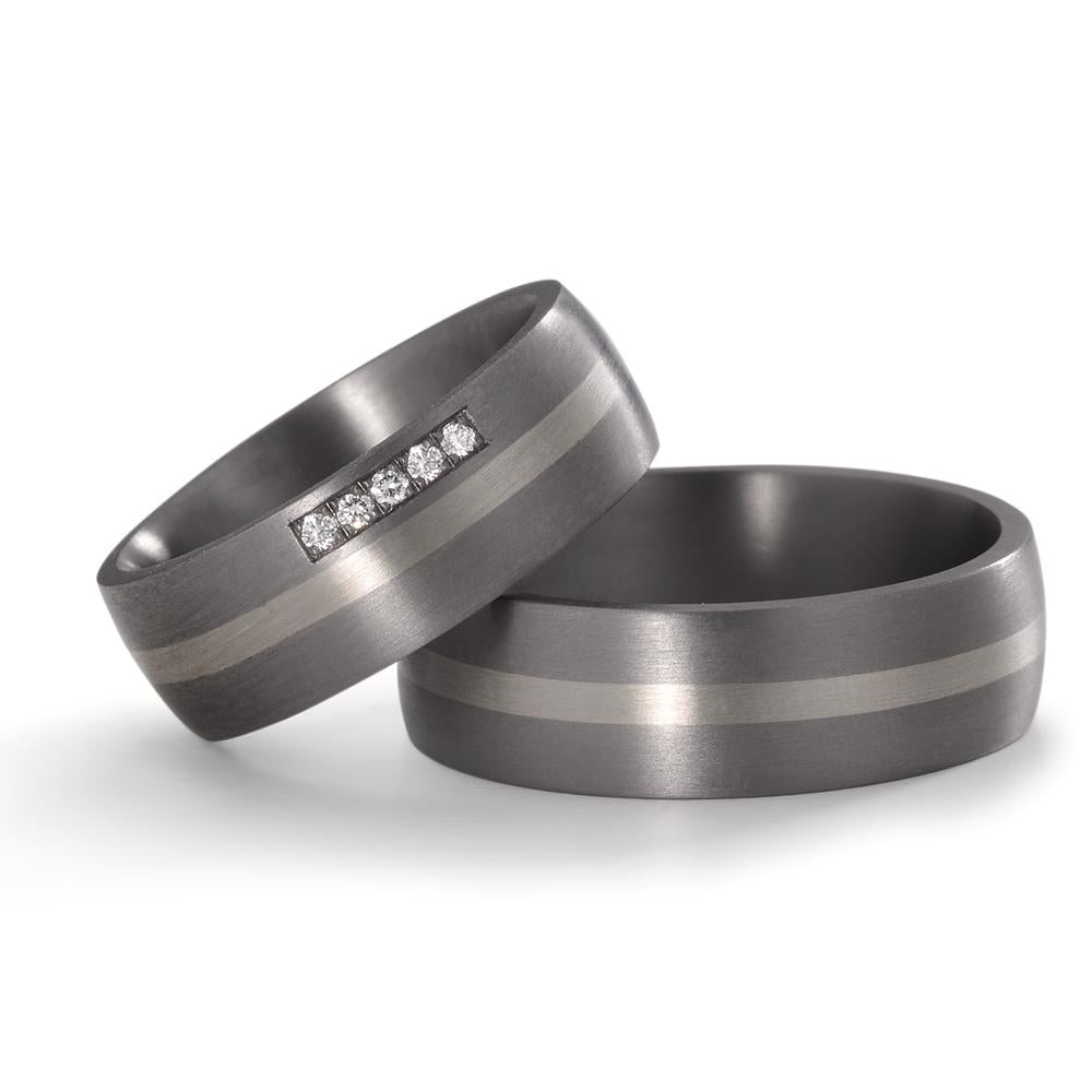 Partnerring 999 Tantal, 500 Palladium