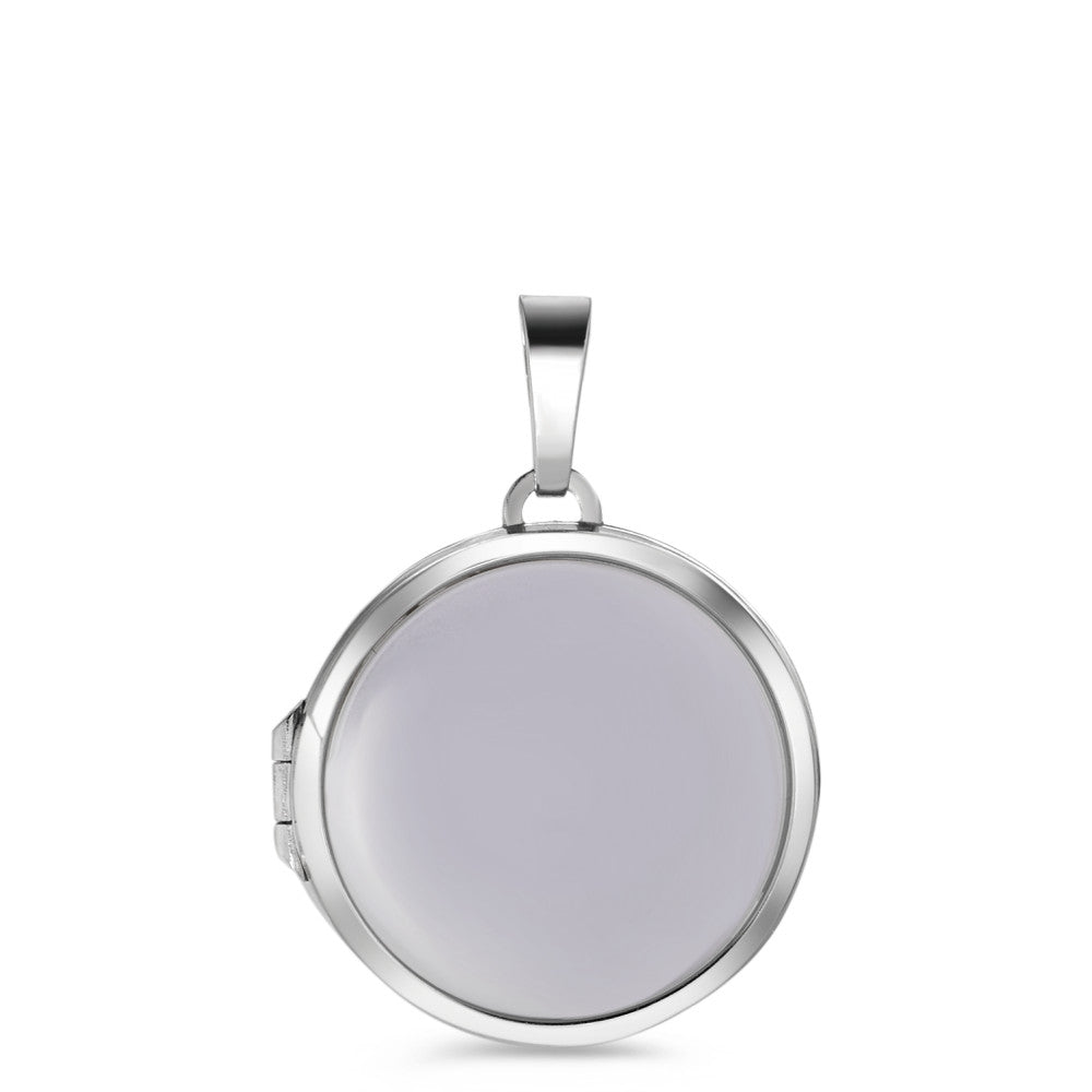 Médaillon Argent Rhodié Ø22 mm