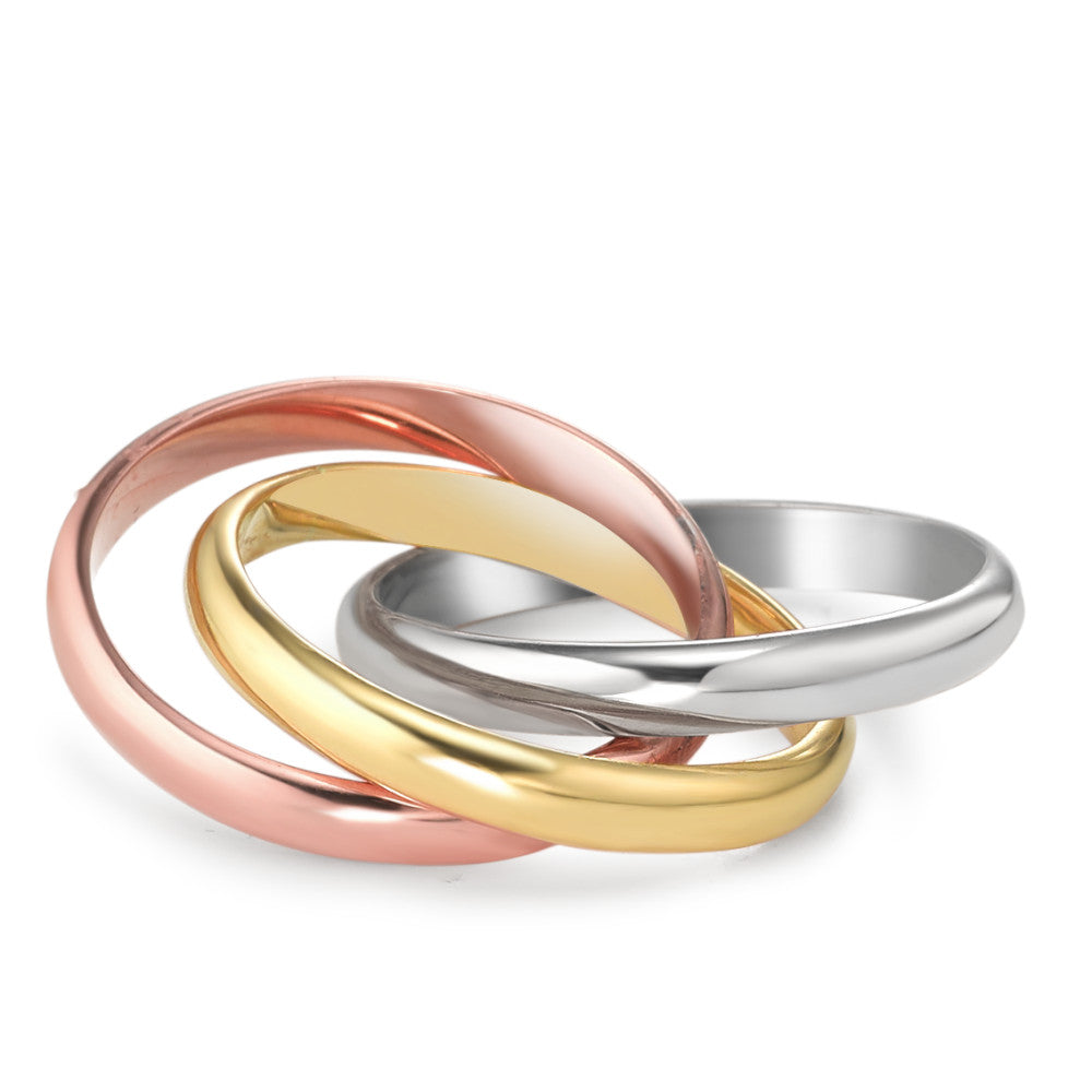 Bague Or jaune 18K, Or blanc 18K, Or rouge 18K