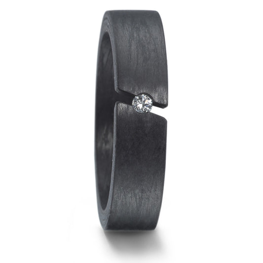 Bague Carbone Diamant 0.03 ct, w-si