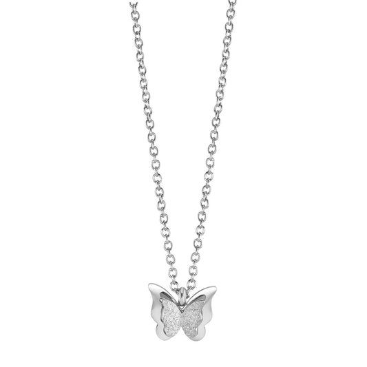 Collier Acier inoxydable Papillon 45-50 cm