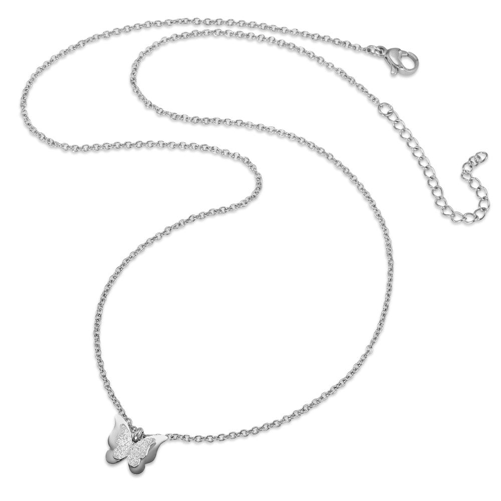 Collier Acier inoxydable Papillon 45-50 cm