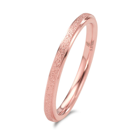 Bague à superposer Acier inoxydable rosé PVD