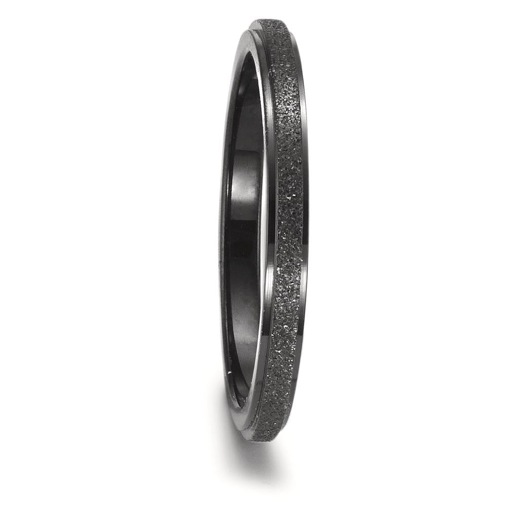 Bague à superposer Acier inoxydable noir PVD