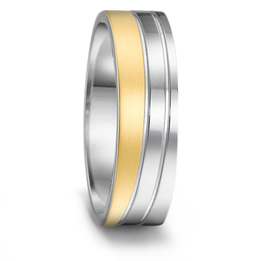 Bague Acier inoxydable jaune PVD