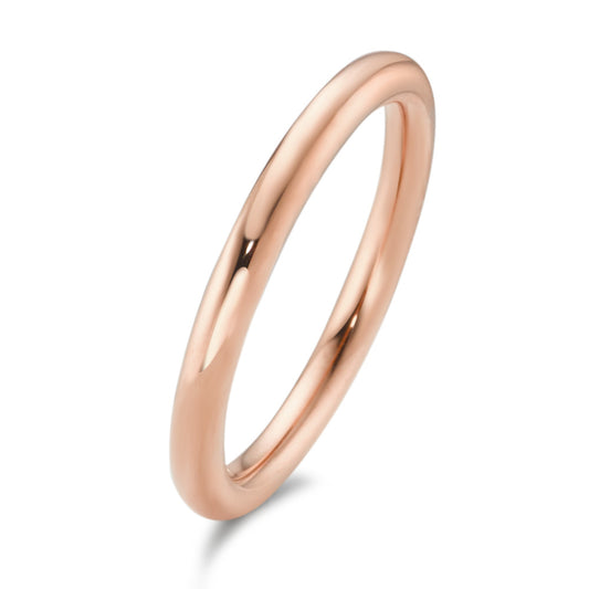 Bague à superposer Acier inoxydable rosé PVD