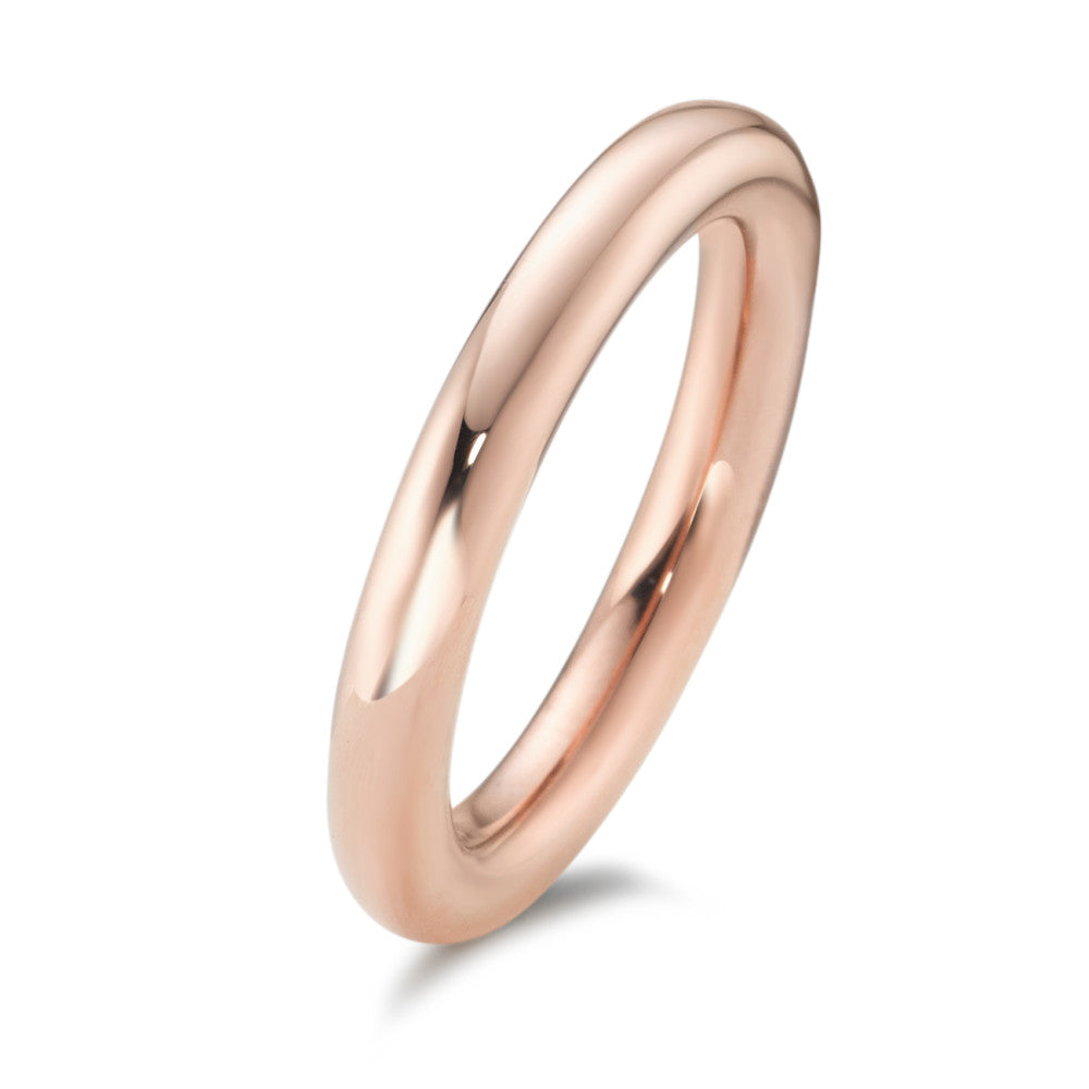 Bague à superposer Acier inoxydable rosé PVD