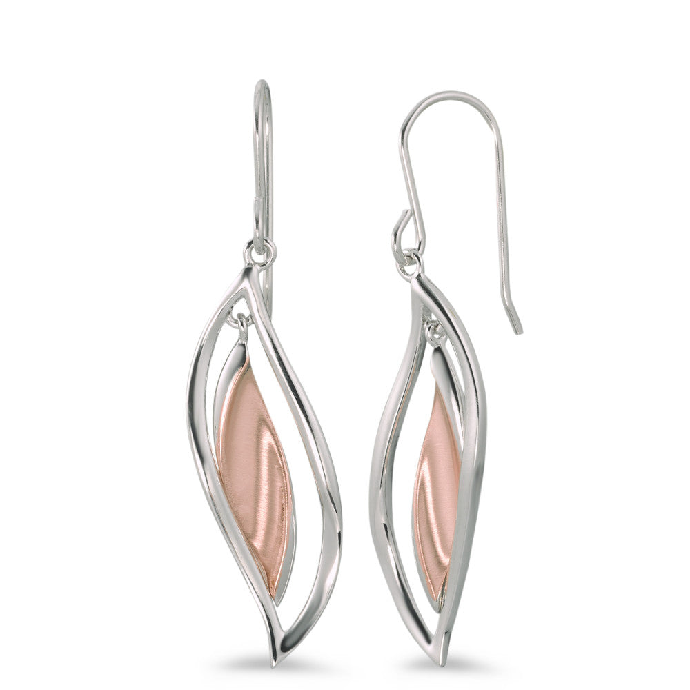 Pendant d'oreilles Argent rosé Bicolore