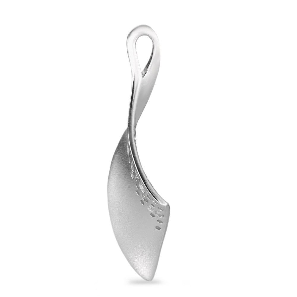 Pendentif Argent Zircone 3 Pierres Rhodié